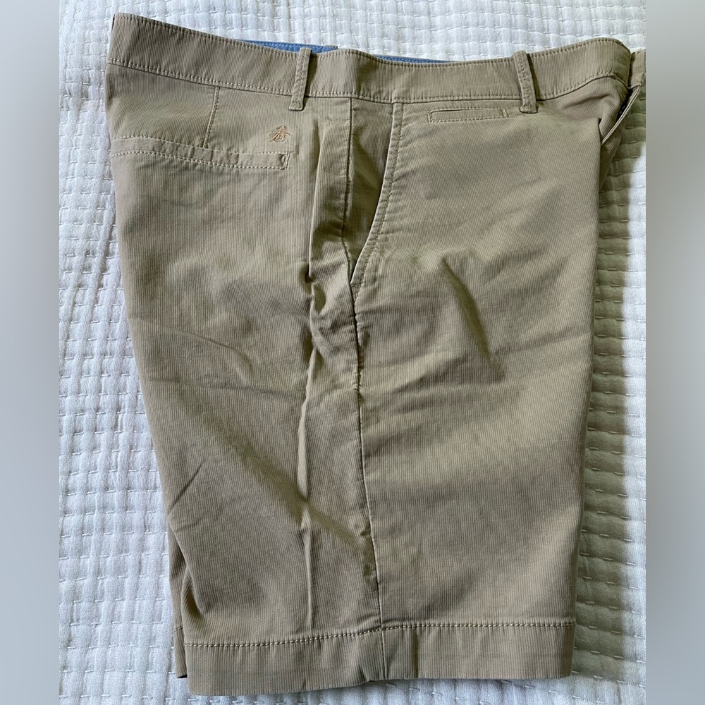 Original Penguin Blue and Beige Shorts